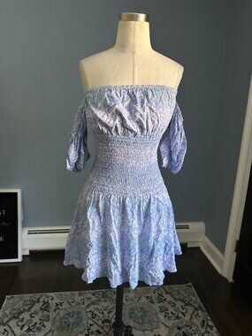 Skylar + Madison | Dresses | Skylar Madison Blue And White Floral Dress |  Poshmark